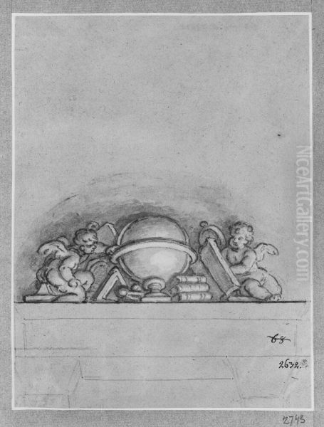 Putti med vetenskapens attribut - view 1