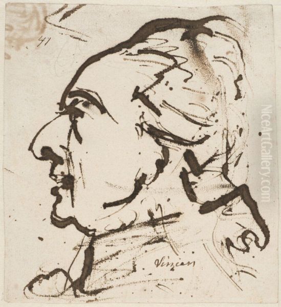 Portratt av Francois Andree Vincent - view 1