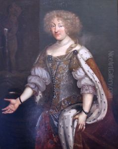 Duchess Magdalena Sibylla of Wurttemberg in a gala dress by David Klocker Ehrenstrahl