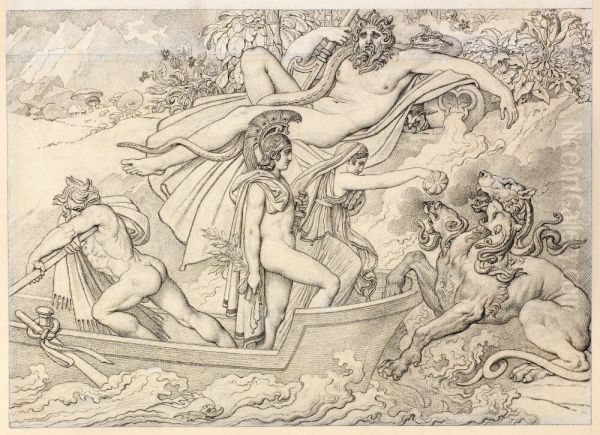 Aeneas Comes to the Underworld - view 1