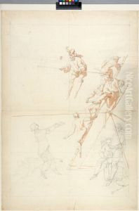 Actors by Claude Gillot