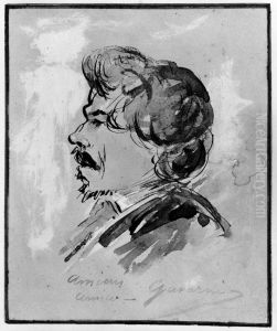 Portratt av Delacroix Portratt av Delacroix