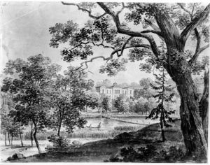 Rosendals slott by Adolf Ulrik Schutzercrantz
