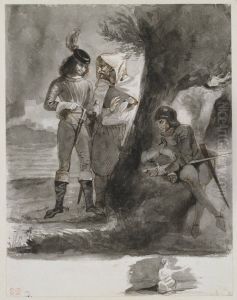 Illustration till Quentin Durward av Walter Scott