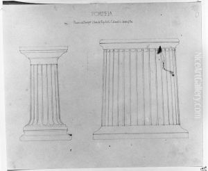 Brunn och bordsfot i Casa de Capitelli figurati, Pompeji