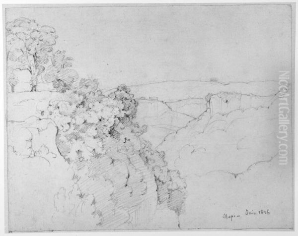 Italian Landscape, Nepi 1826 - view 1