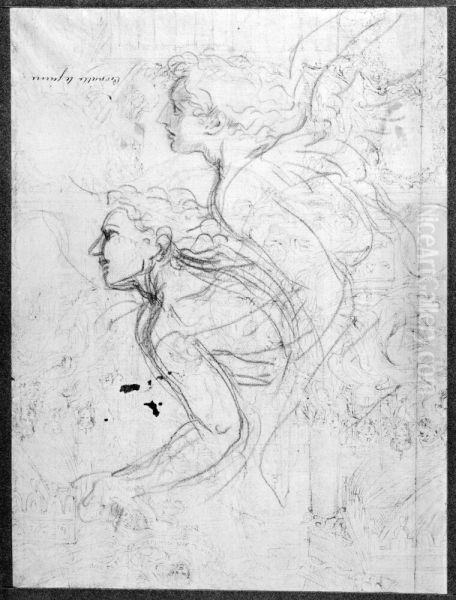 Tva studier av angel - view 1