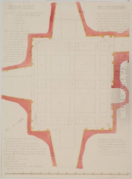s sangkammare, Kalmar slott. Planritning - view 1