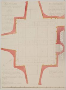 s sangkammare, Kalmar slott. Planritning s sangkammare, Kalmar slott. Planritning