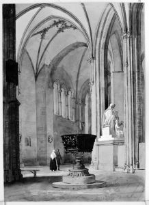 Parti av koromgangen, Linkopings domkyrka