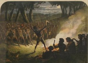 A Corroboree Of The Australian Aborigines