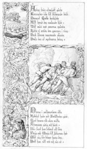 Illustration till "Fjolners saga". Plansch 29