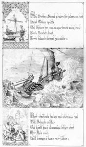 Illustration till "Fjolners saga". Plansch 16 by Fredrik Wilhelm Scholander