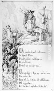 Illustration till "Fjolners saga". Plansch 15 Illustration till "Fjolners saga". Plansch 15
