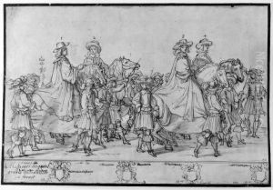 De fyra Grands Audienciers de France by Francois Chauveau