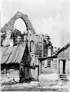 t Drotten, Visby by Fredrik Wilhelm Scholander