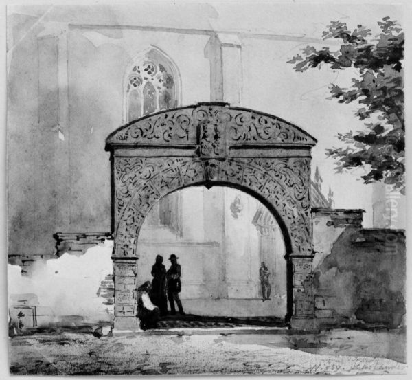 Portal vid domkyrkan i Visby - view 1