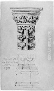 Sodra stora portalens mittenkolonn, Linkopings domkyrka