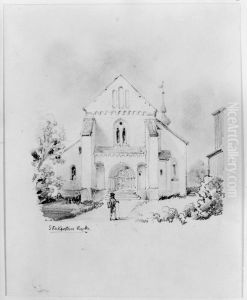 Skoklosters kyrka sedd fran vaster