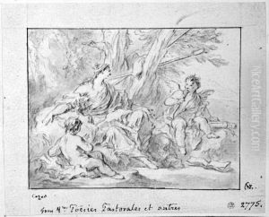 Pastoral by Pierre-Jacques Cazes