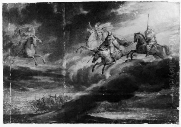 Study for the Painting The Valkyries - view 1