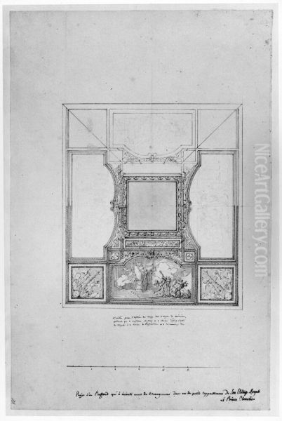 Takdekor for hertig Karls vaning, Stockholms slott - view 1