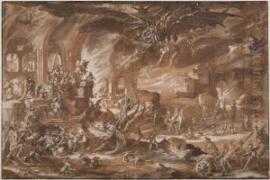The Temptation of St. Anthony by Jacques Callot