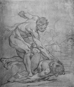 Kain och Abel by Francois Boucher