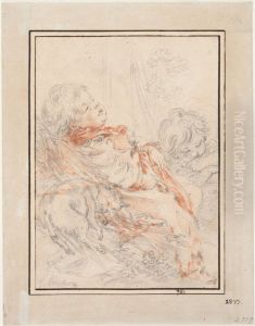 Sovande barn by Francois Boucher