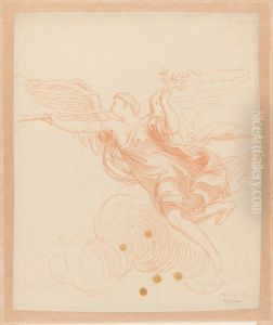 The Goddess of Fame by Jacques-Philippe Bouchardon