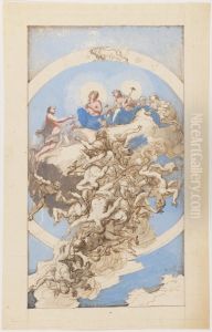 Drawing for a Ceiling in the Palais de Justice, Lyon Drawing for a Ceiling in the Palais de Justice, Lyon