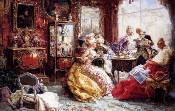 An Afternoon in the Salon. - view 1