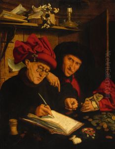 The Tax Collectors or 'The Misers' by Marinus van Reymerswaele