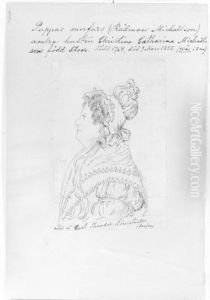 Christina Catharina Michaelson by Carl Theodor Lowstadt