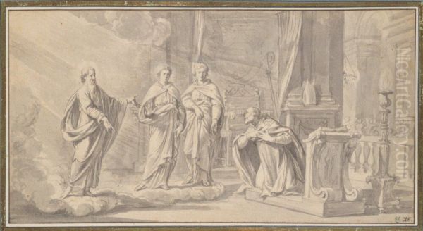 St. Gervais and St. Protais Reveal Themselves to Ambrose of Milan - view 1