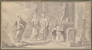 St. Gervais and St. Protais Reveal Themselves to Ambrose of Milan by Philippe de Champaigne