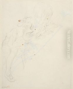 Studie for portratt av Gosta Laurin by Carl Larsson