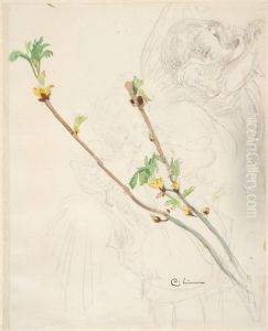 Barnstudier och studie av kvistar by Carl Larsson