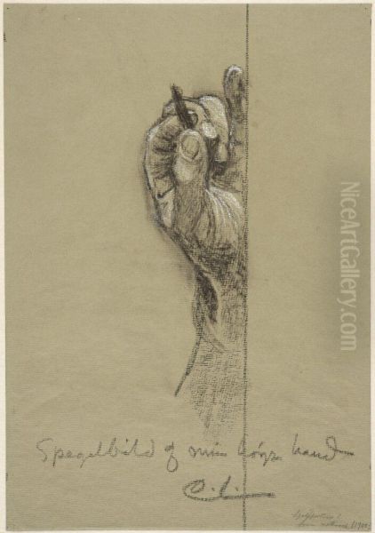 Studie av hand - view 1