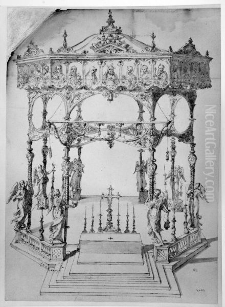 Project for a Baldachin - view 1