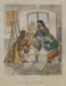 Win or Lose by Carl Larsson