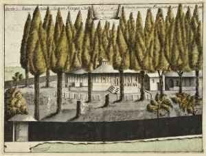 Lusthus, Fanari nara Istanbul. "Kiosken i Fenerbahge" by Cornelius Loos