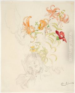 Figur- och blomsterstudier by Carl Larsson
