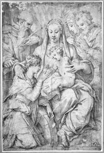 The Mystic Marriage of St. Catherine - view 1