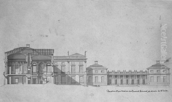 Vaggdekor till biblioteket Drottningholms slott - view 1