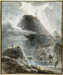 Bergslandskap by Elias Martin