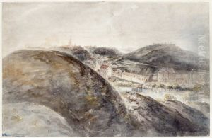 Utsikt over Sodermalm by Elias Martin