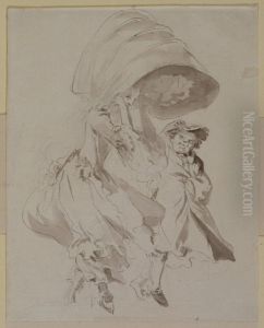 Kopparstickaren Johan Fredrik Martin by Elias Martin