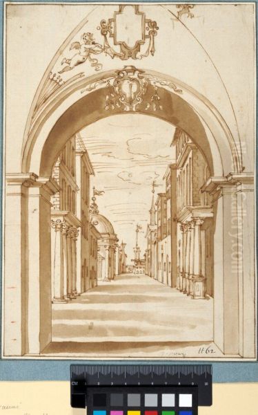 Scenic Arrangment in a Doorway - view 1