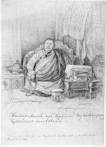 Bandida - Chaiba eller burjakisk oversteprast av buddhistisk trosbekannelse Bandida - Chaiba eller burjakisk oversteprast av buddhistisk trosbekannelse